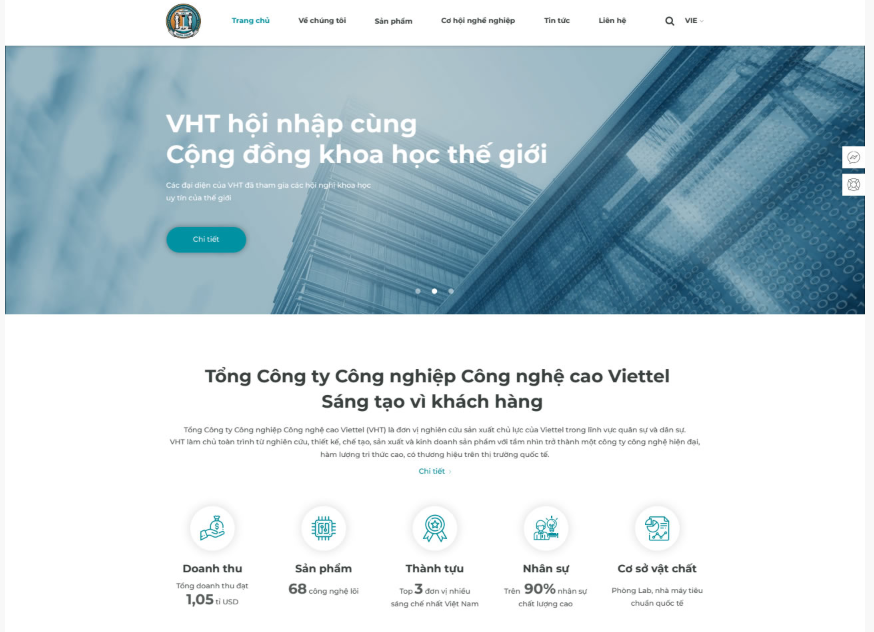 Thiết kế web Tập đoàn